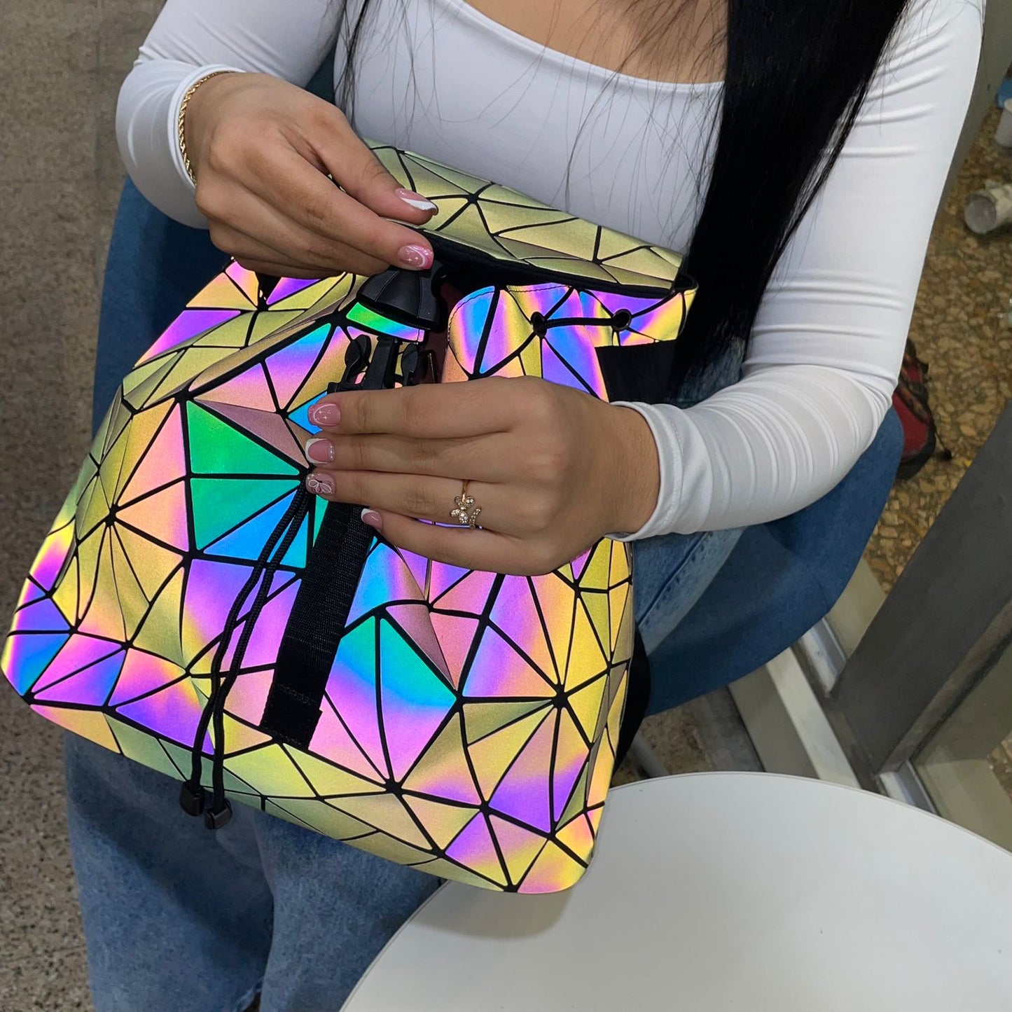 Mochila luminosa